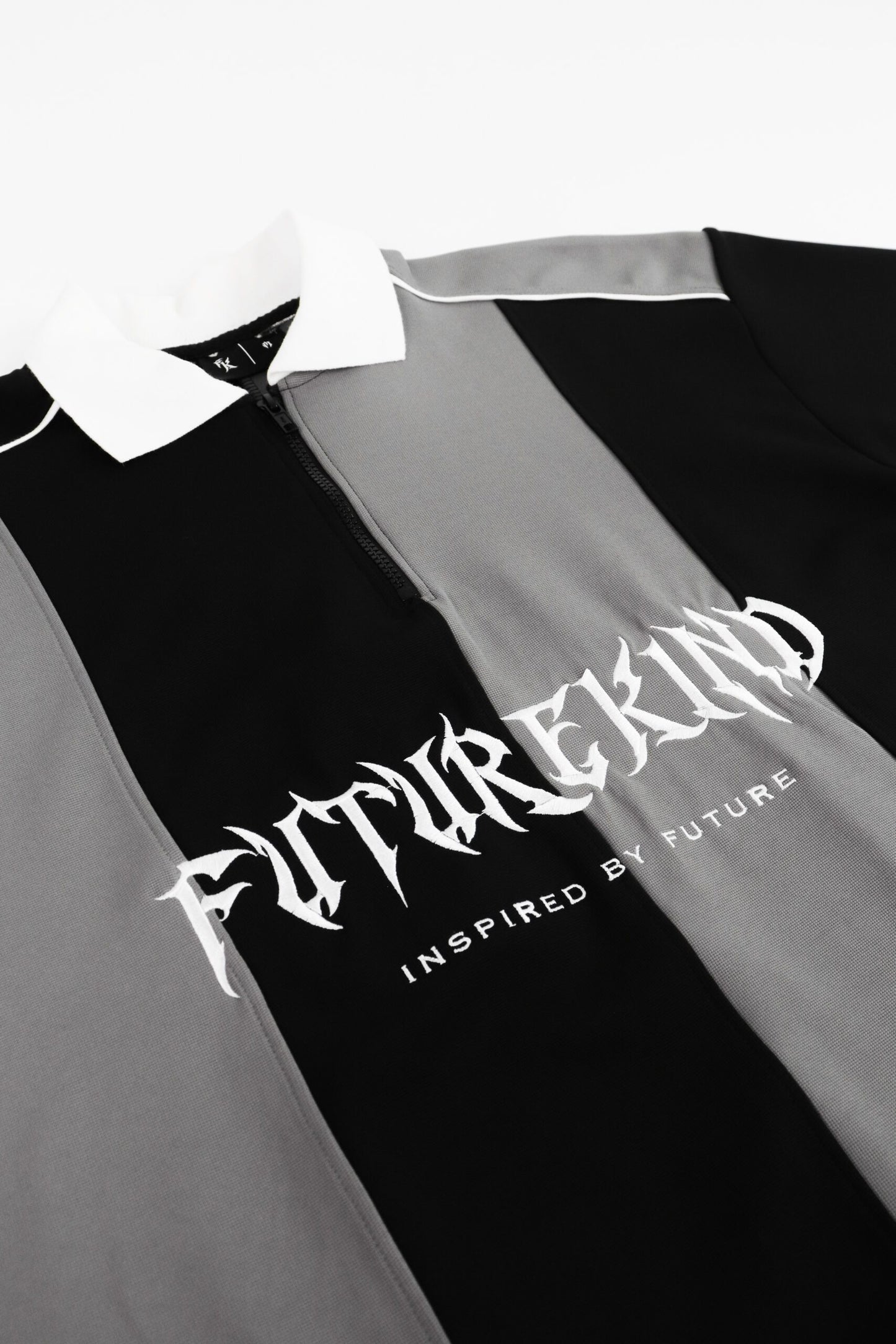 Futurekind : Social Test Embroidery Polo Shirt Black