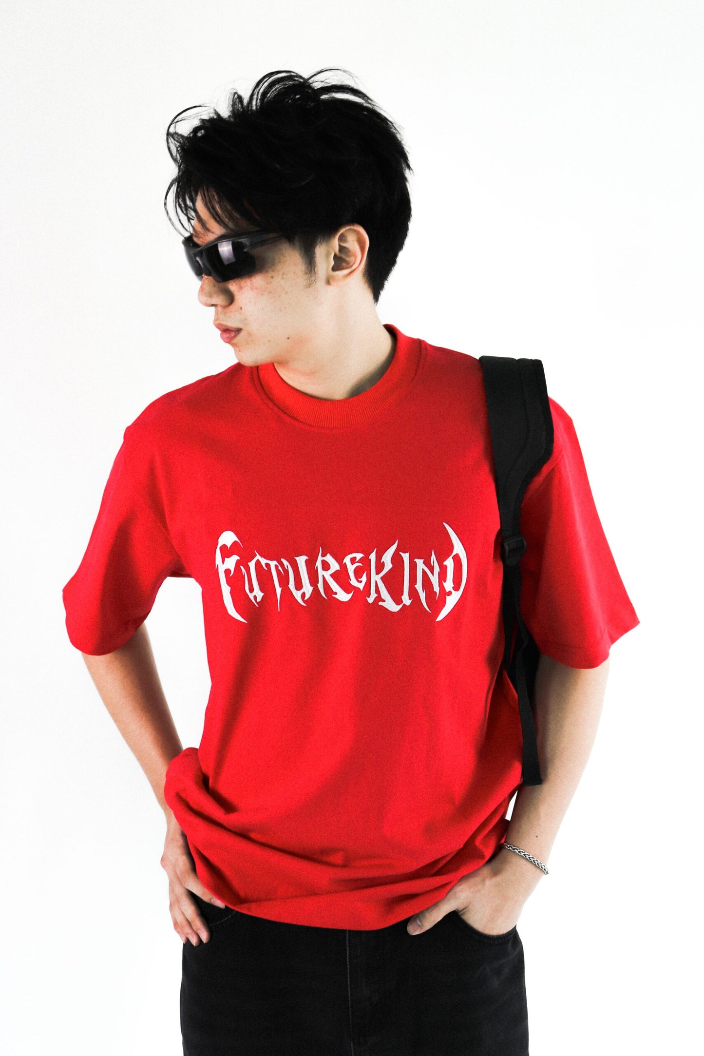 Futurekind : Trap ERA Embroid Logo Tee Red