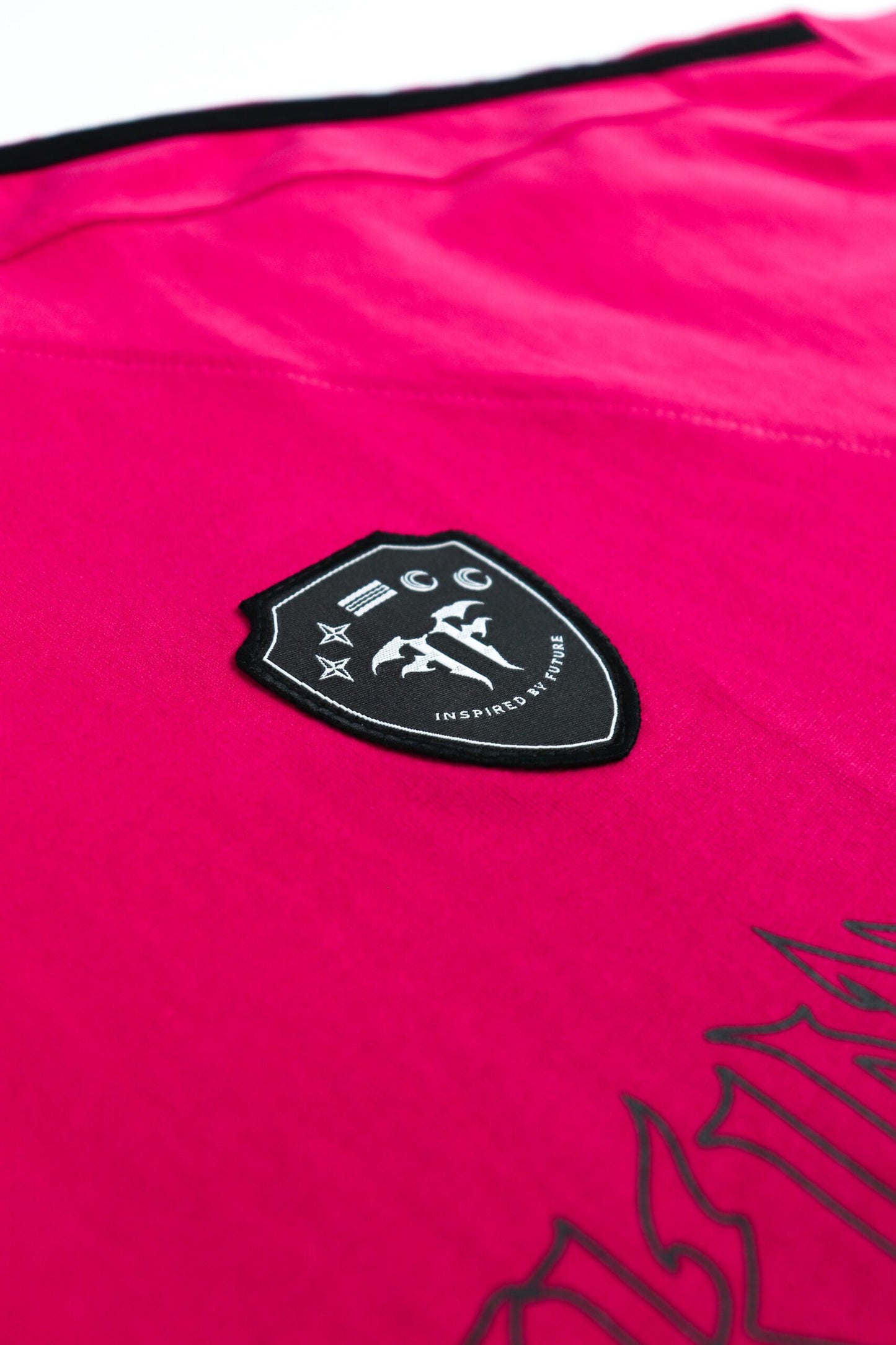 Futurekind : Trap ERA Badges Logo Tee Magenta