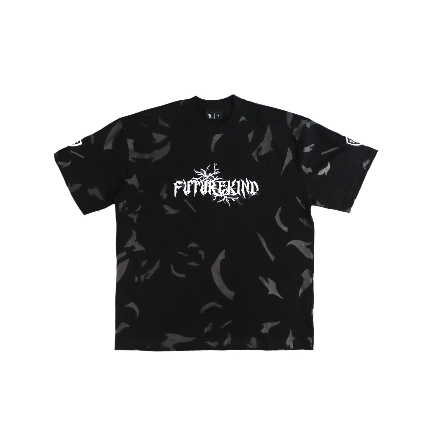 Futurekind : Time Crack Double Badges Tee Black