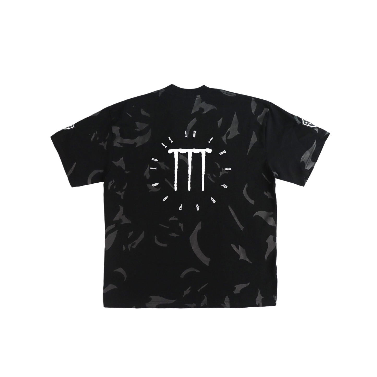 Futurekind : Time Crack Double Badges Tee Black