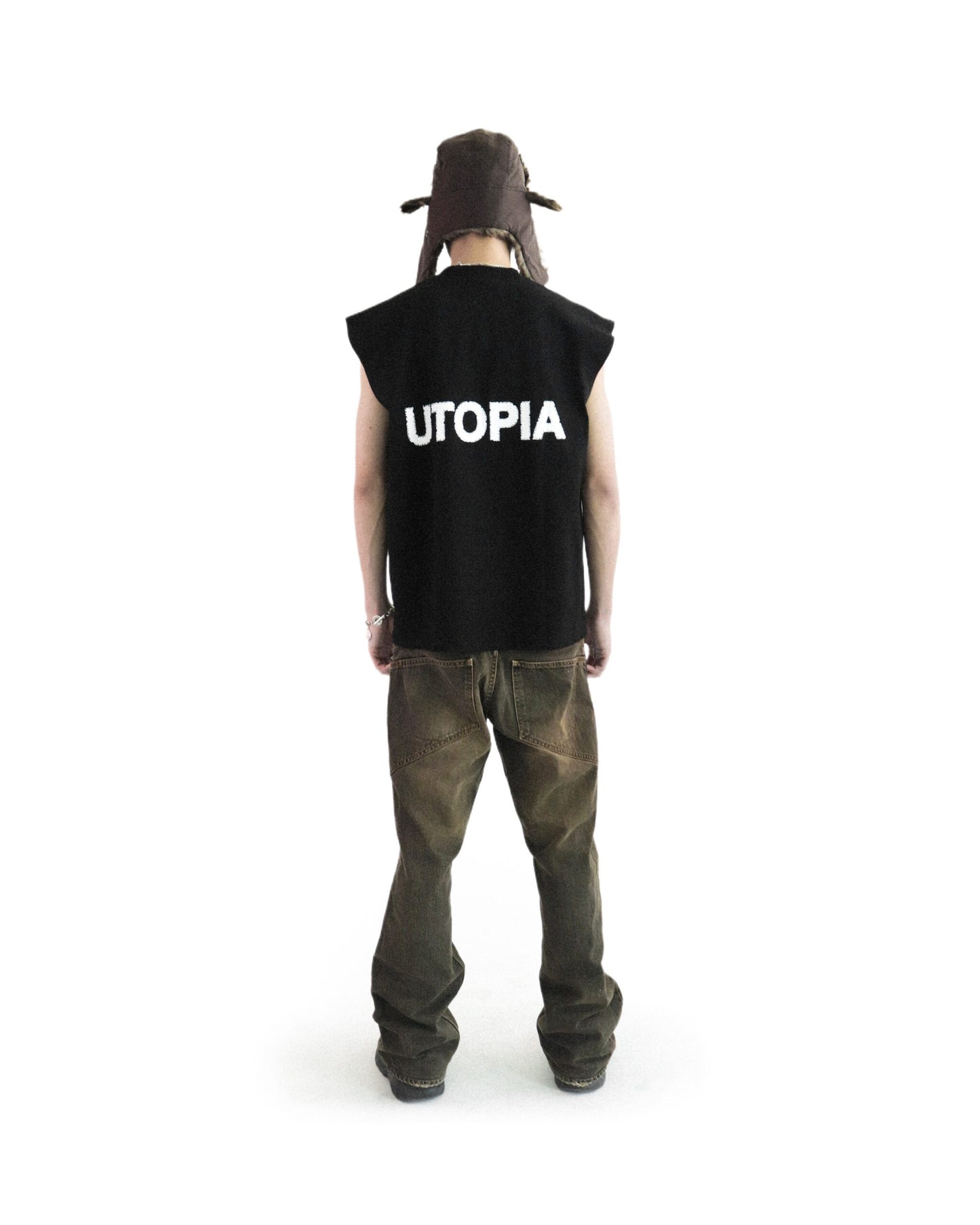 Futurekind : Utopia Third Eyes Non Sleeve Tee Black