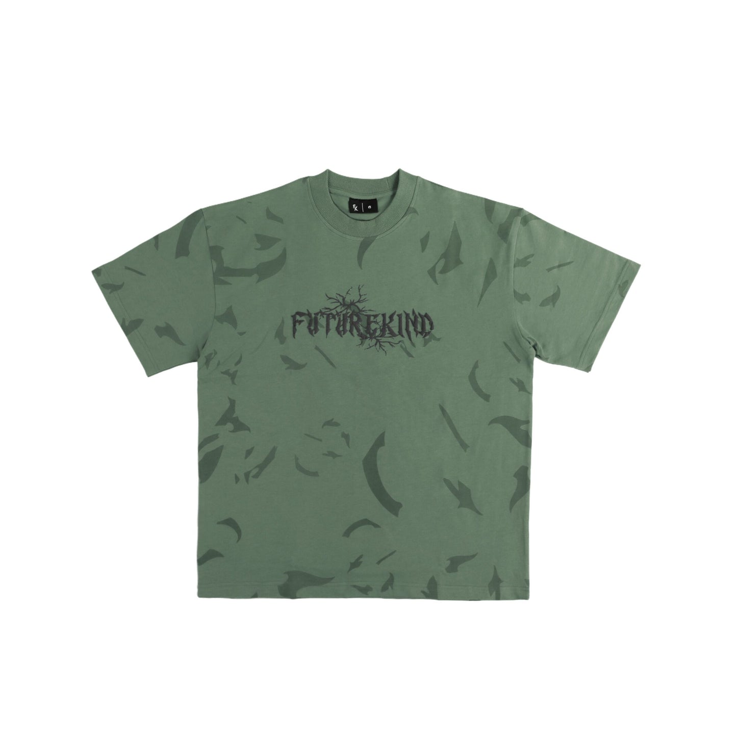 Futurekind : Time Crack Essential Tee Green