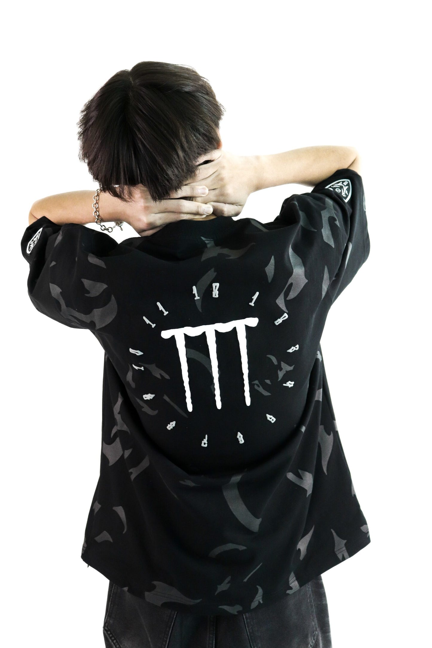 Futurekind : Time Crack Double Badges Tee Black