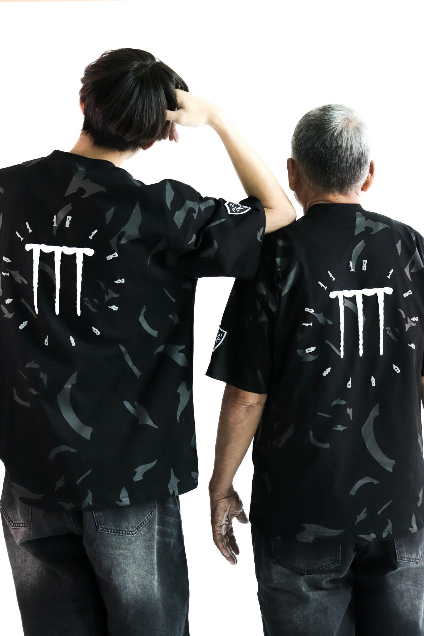 Futurekind : Time Crack Double Badges Tee Black