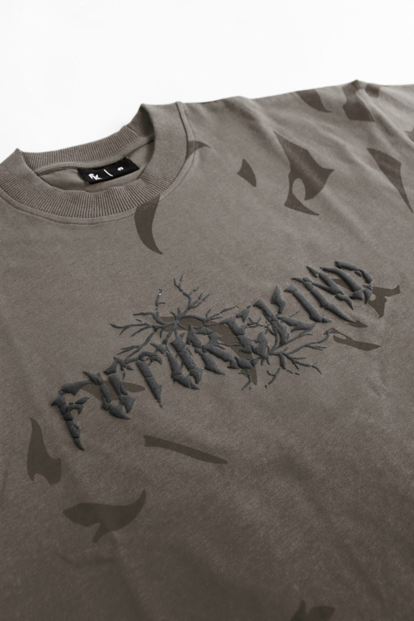 Futurekind : Time Crack Essential Tee Brown