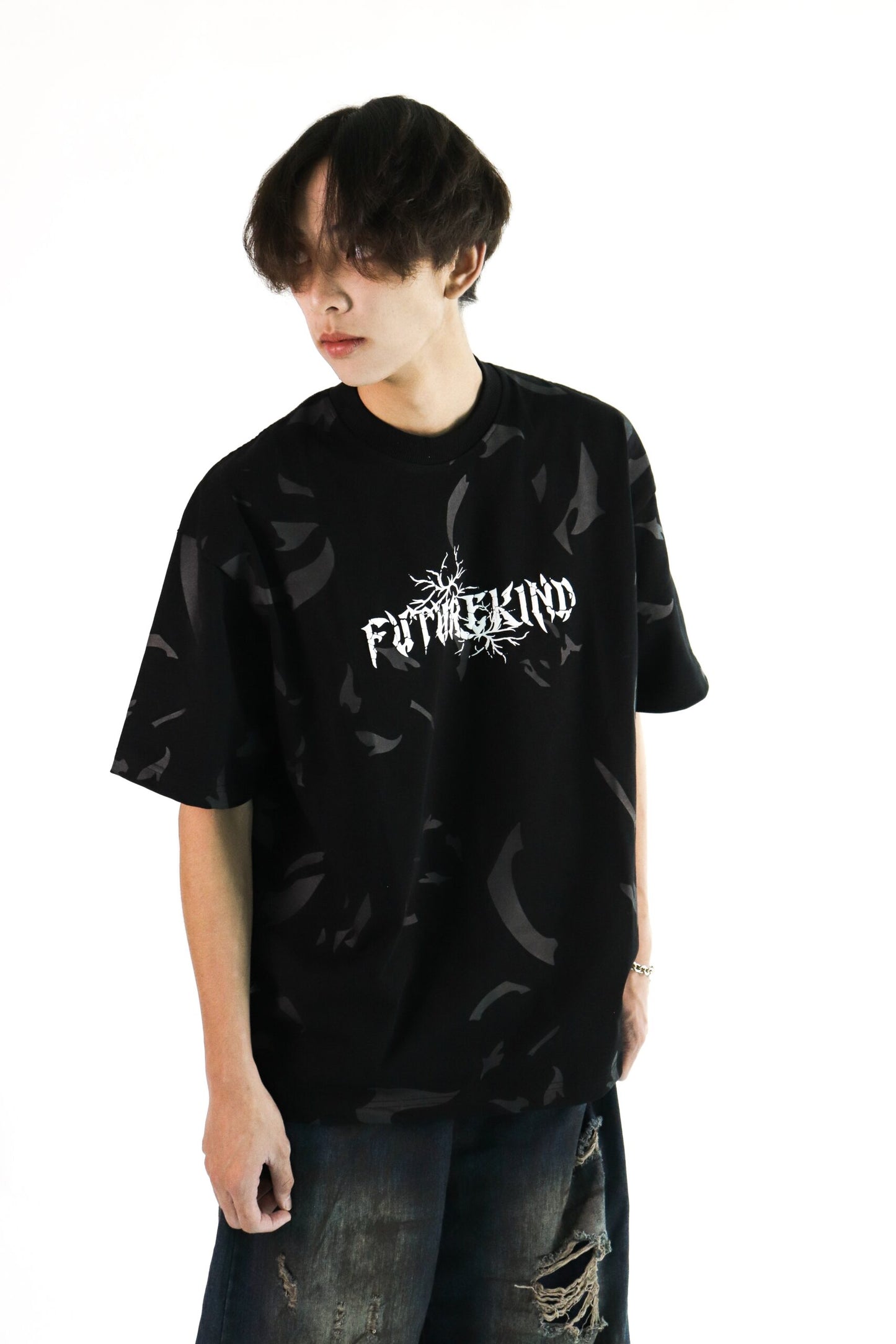 Futurekind : Time Crack Essential Tee Black
