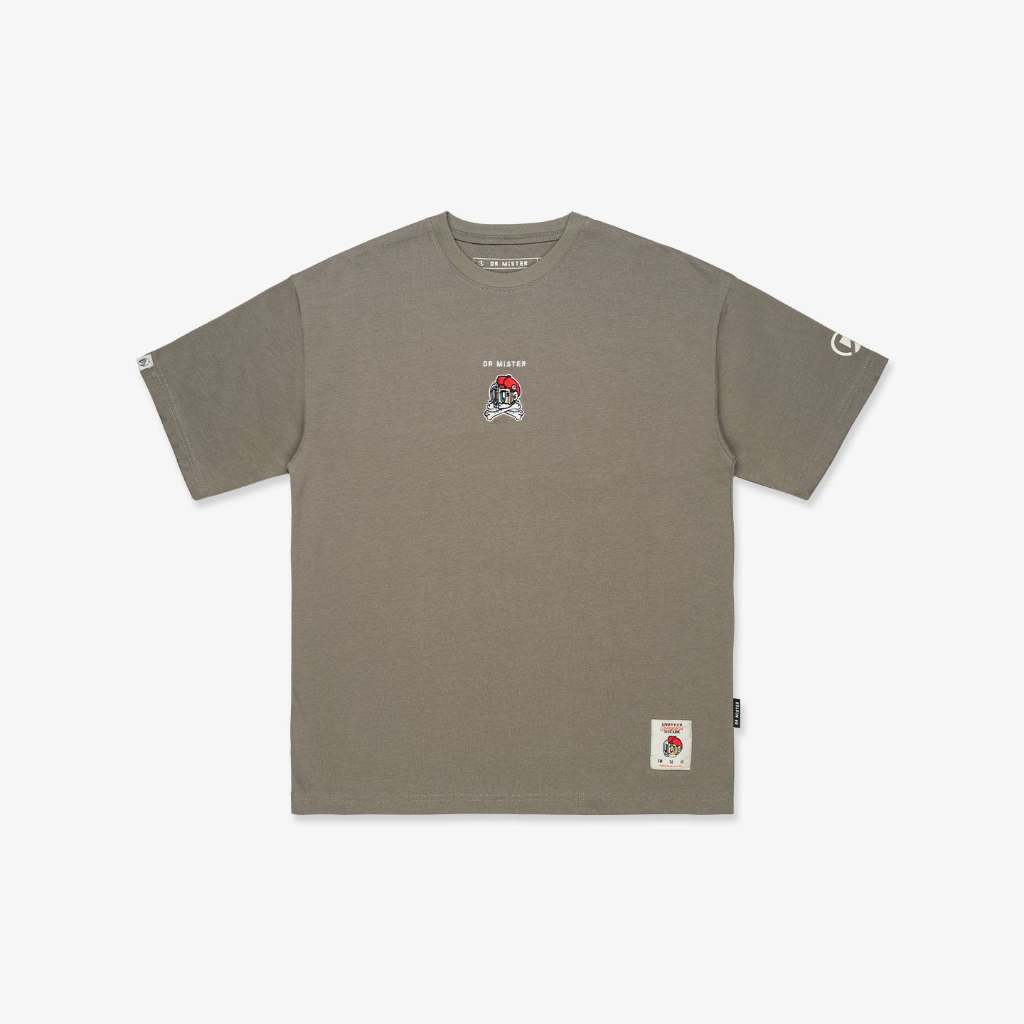 Dr Mister : HDHF Skullmark Broad Tee Brown