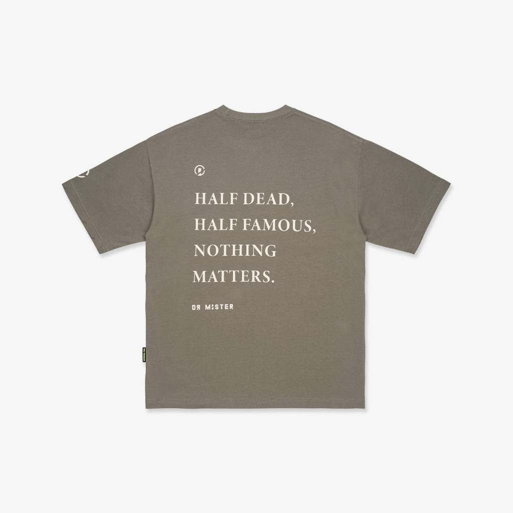 Dr Mister : HDHF Skullmark Broad Tee Brown