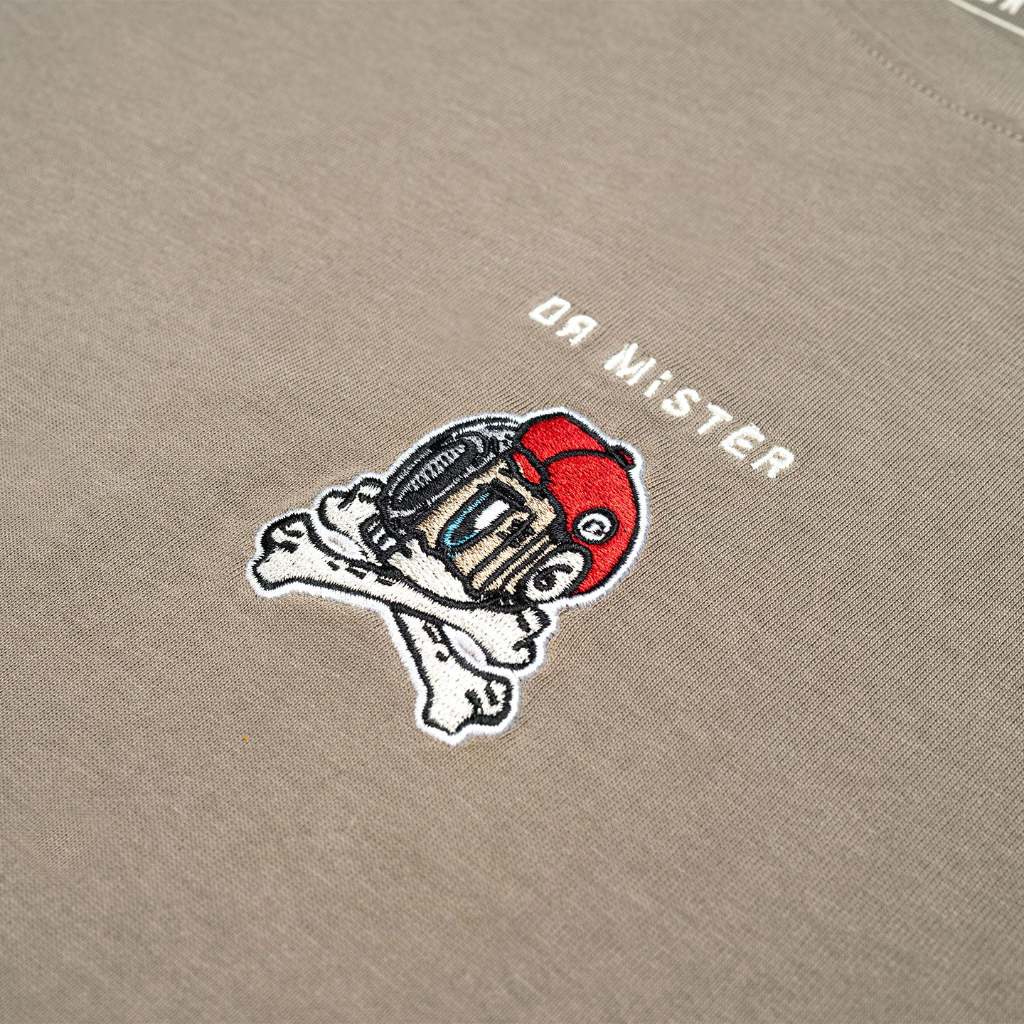 Dr Mister : HDHF Skullmark Broad Tee Brown
