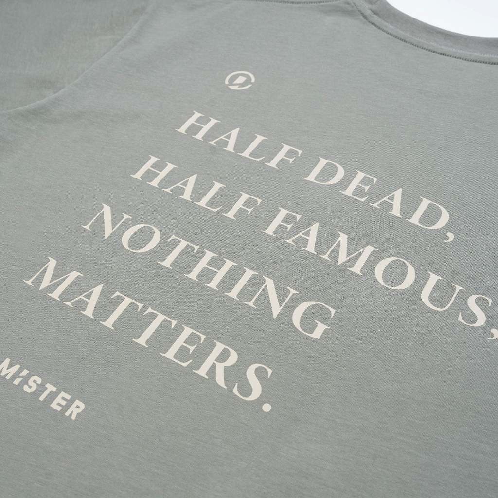 Dr Mister : HDHF Skullmark Broad Tee Grey