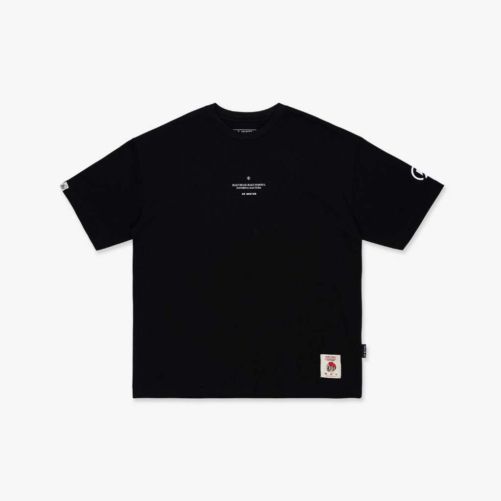 Dr Mister : HDHF Jolly Roger Broad Tee Black