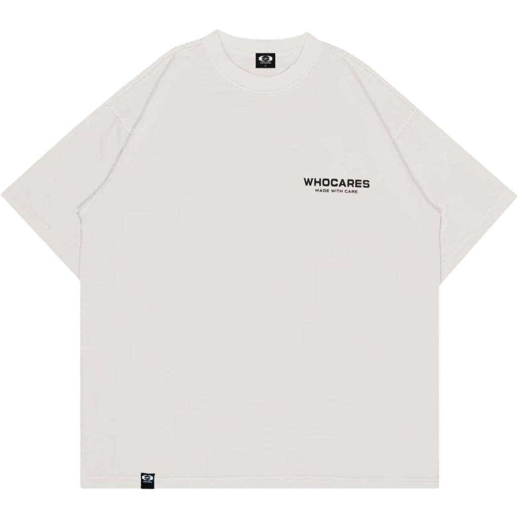 Whocares : Essential Logo Tee Beige