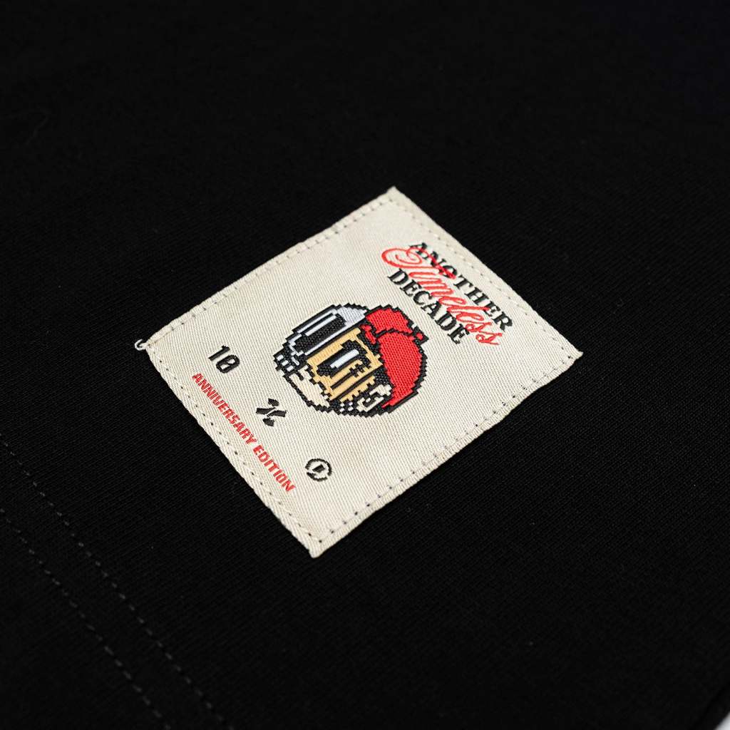 Dr Mister : HDHF Jolly Roger Broad Tee Black