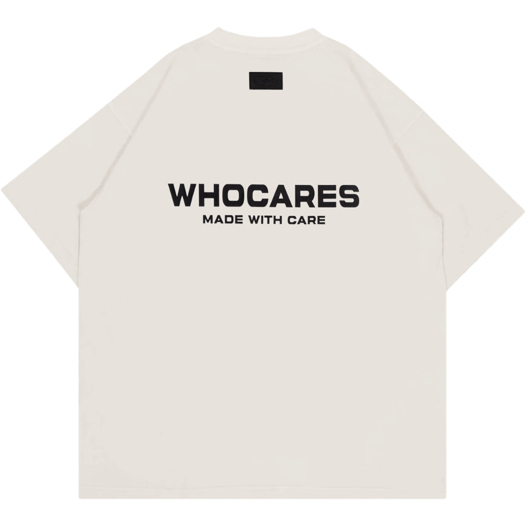 Whocares : Essential Logo Tee Beige