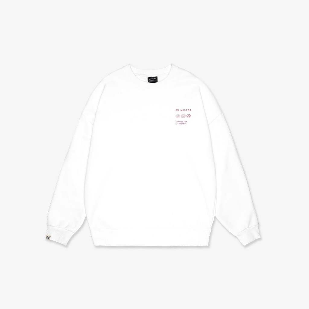Dr Mister : Complex Sweatshirt White