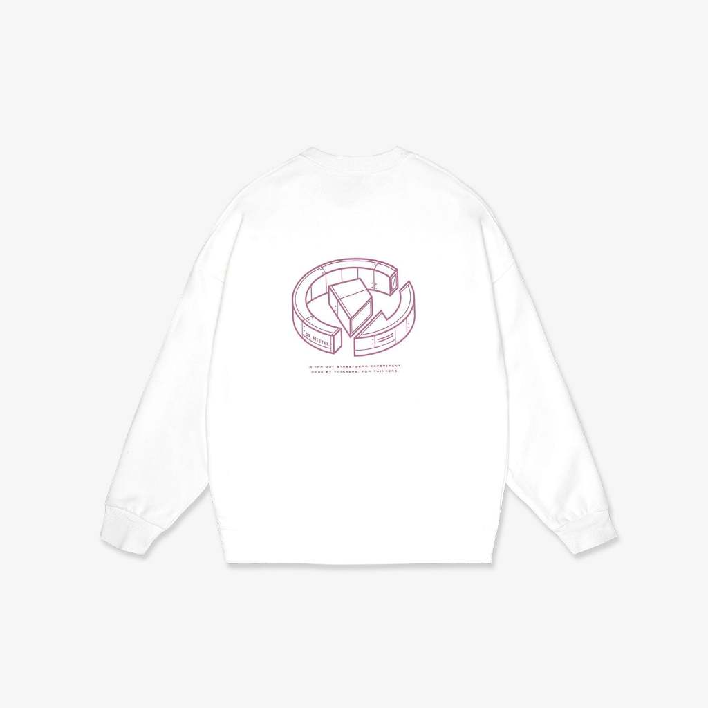 Dr Mister : Complex Sweatshirt White
