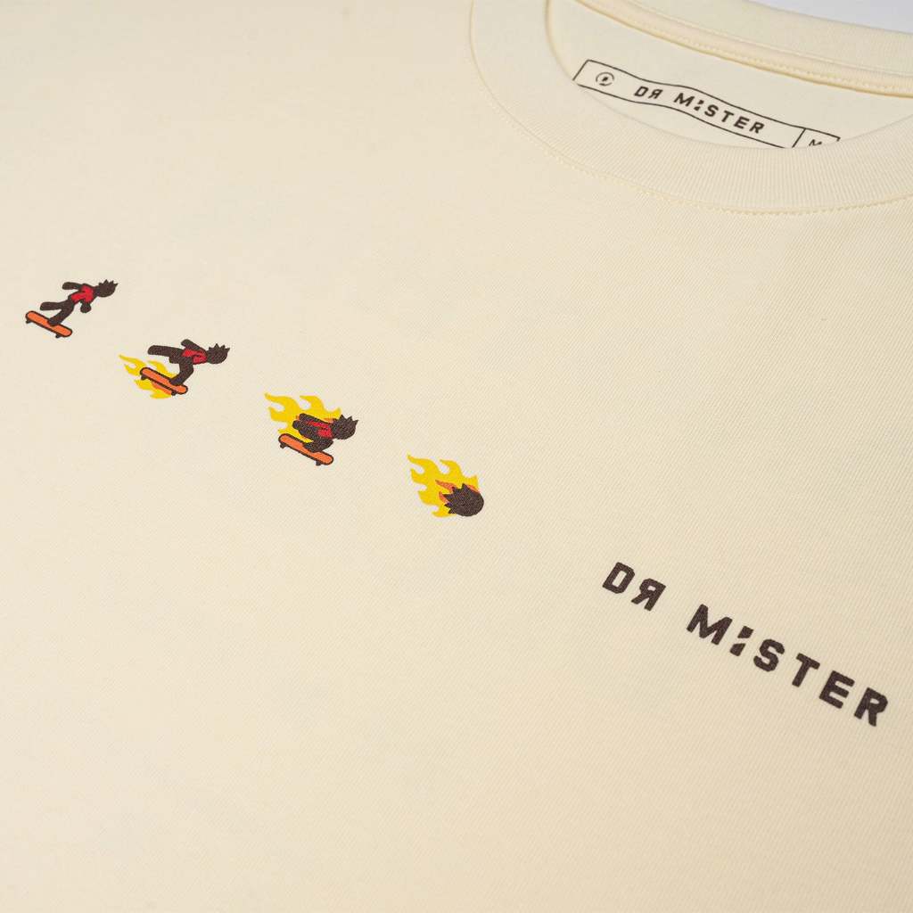 Dr Mister : Blaze Broad Tee Yellow