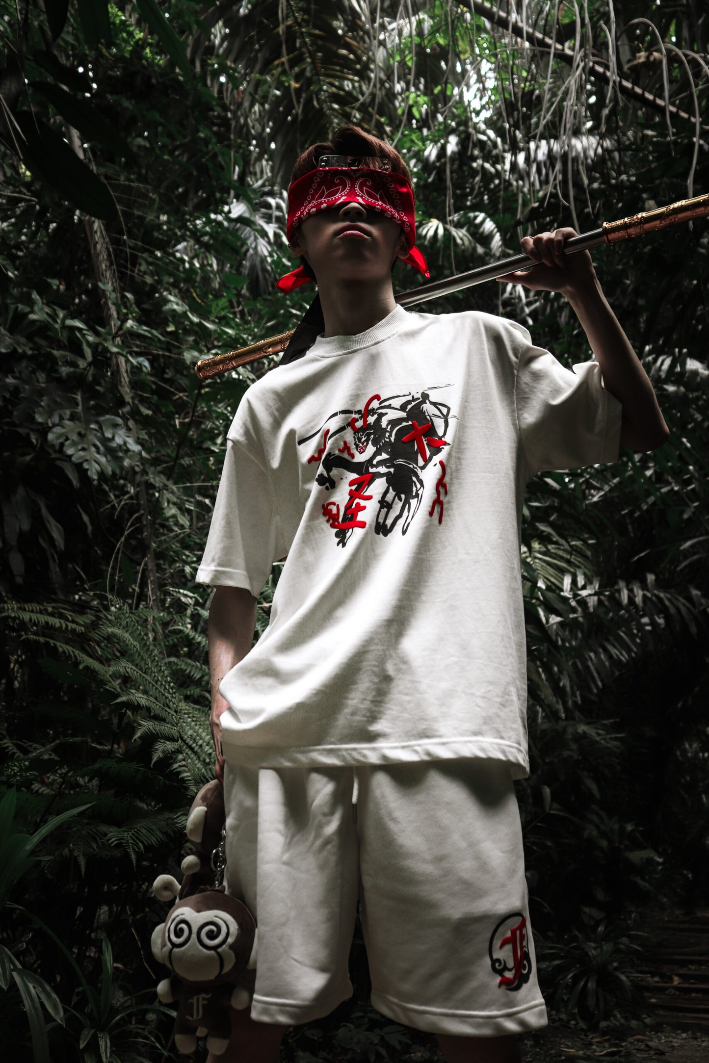 FRDCO x AhHou : Warrior Wu Kong Tee White