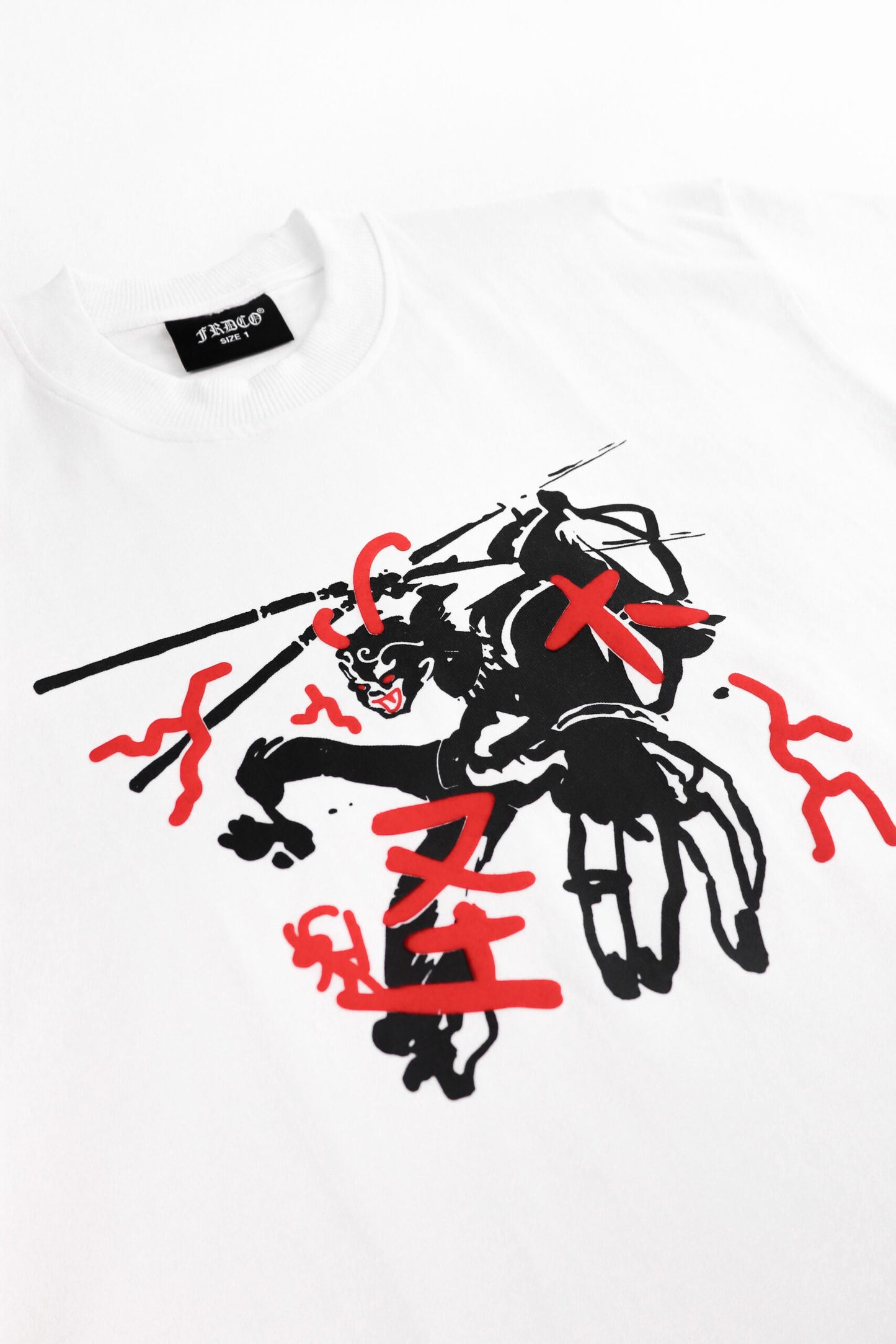 FRDCO x AhHou : Warrior Wu Kong Tee White