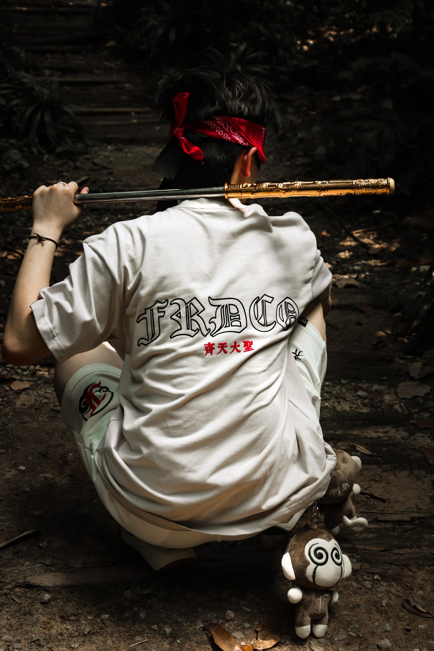 FRDCO x AhHou : Warrior Wu Kong Tee Khaki