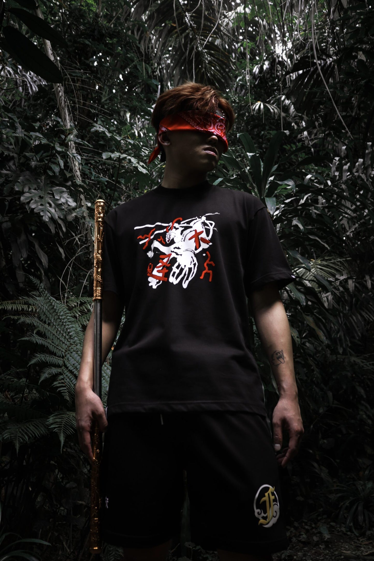FRDCO x AhHou : Warrior Wu Kong Tee Black