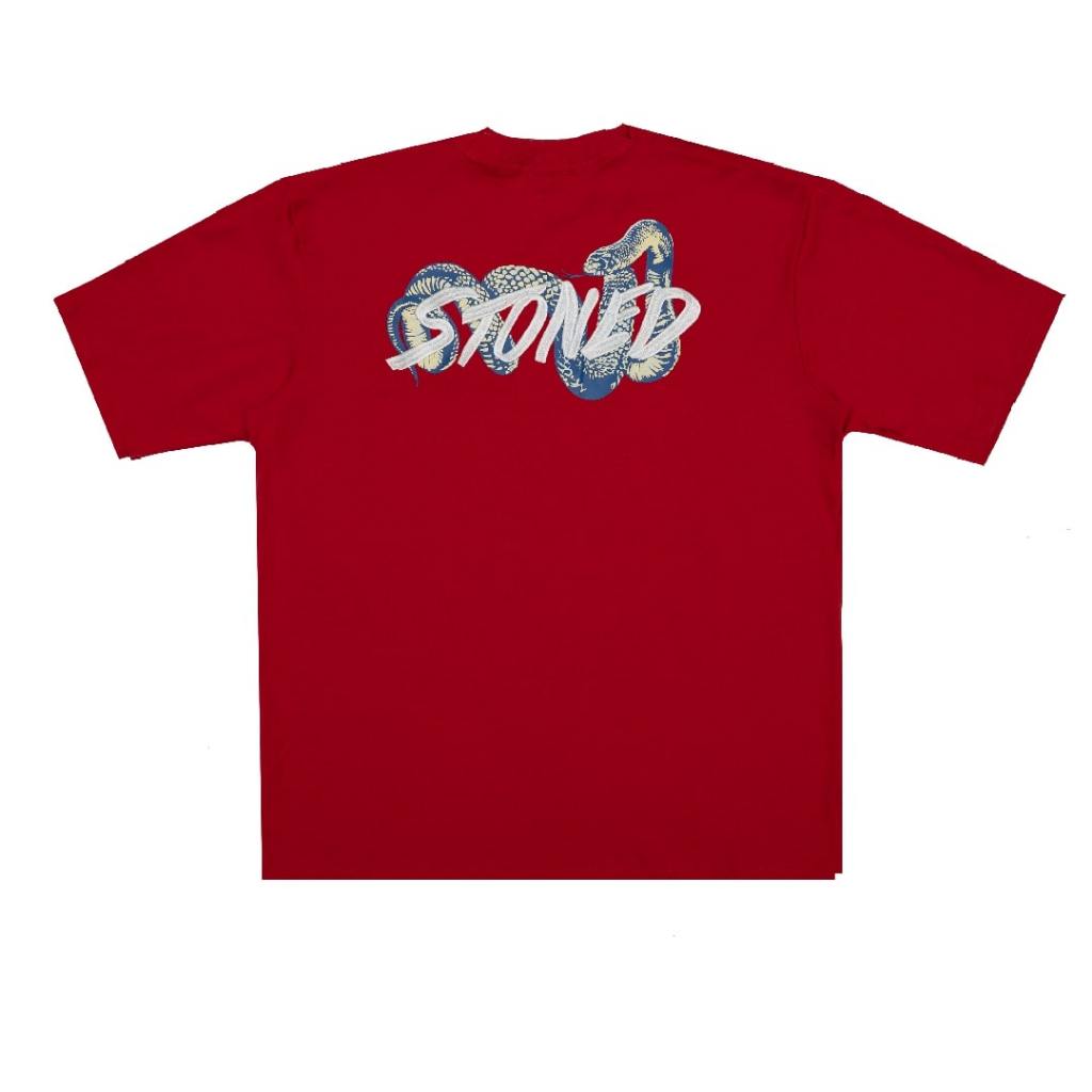Stoned&Co Mystic : Genetic Snake Tee Red