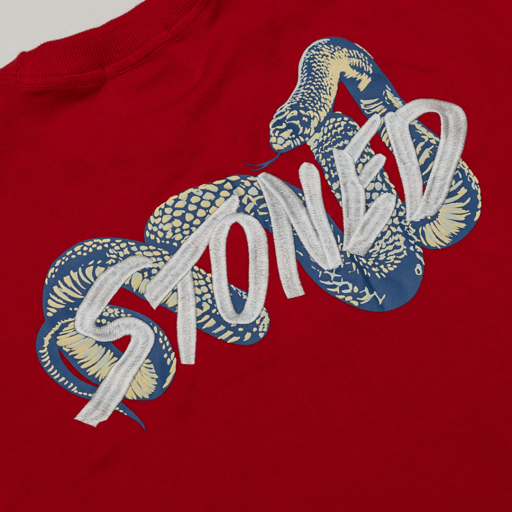 Stoned&Co Mystic : Genetic Snake Tee Red