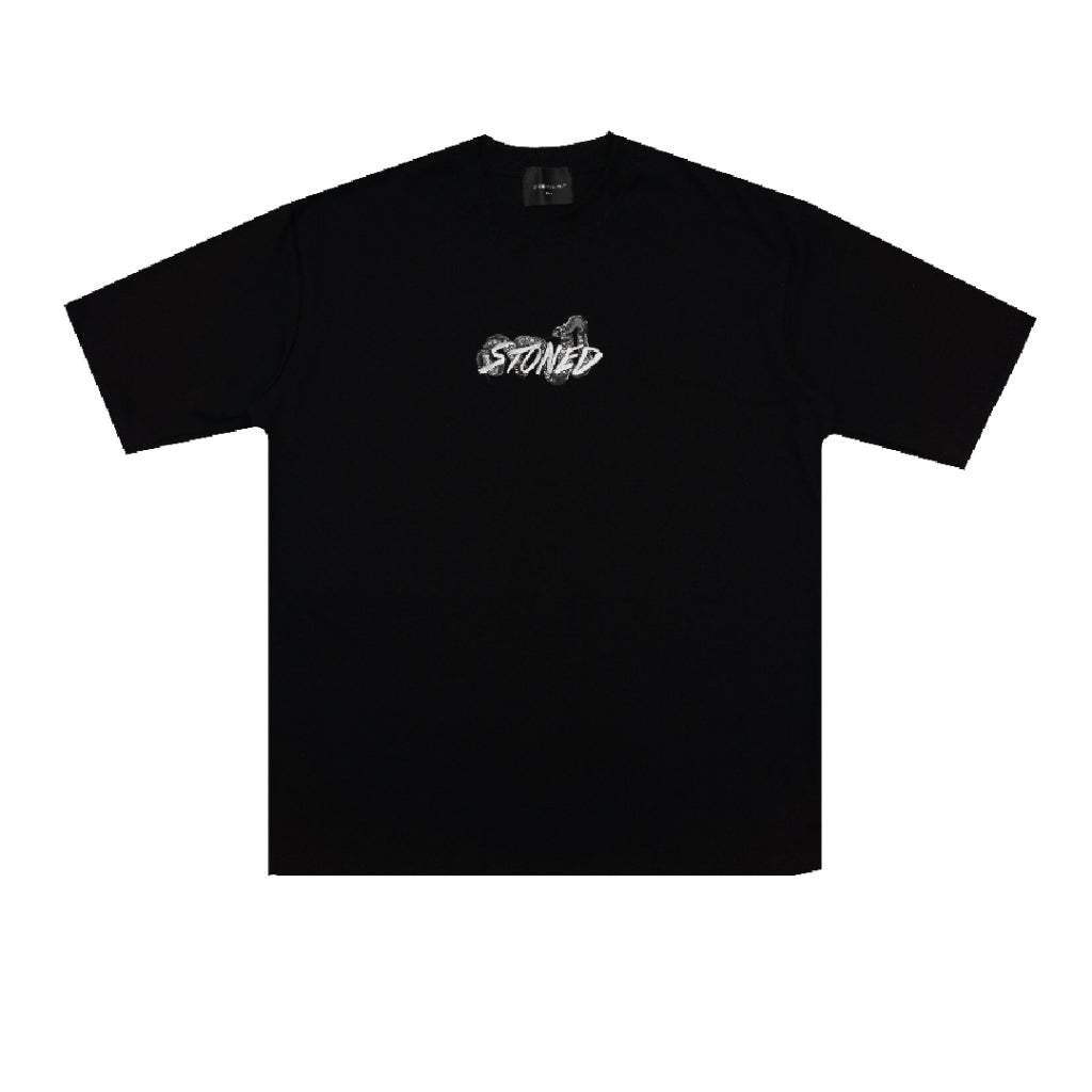 Stoned&Co Mystic : Genetic Snake Tee Black