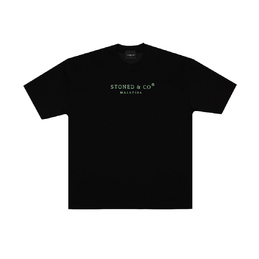 Stoned&Co Golden Jade : Jade Signature Tee Black