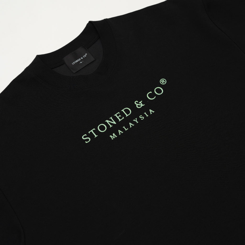 Stoned&Co Golden Jade : Jade Signature Tee Black
