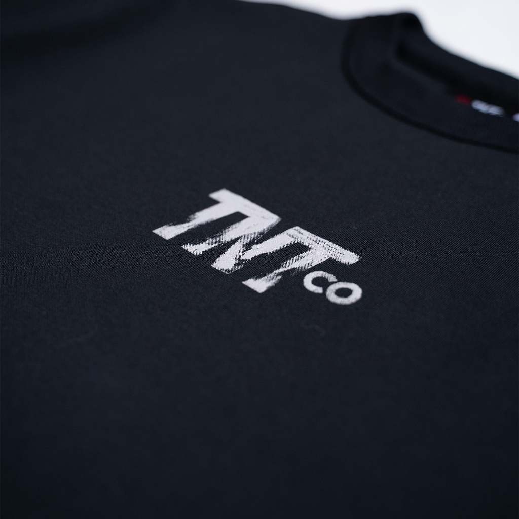 TNTCO : Textured Logo Tee Black
