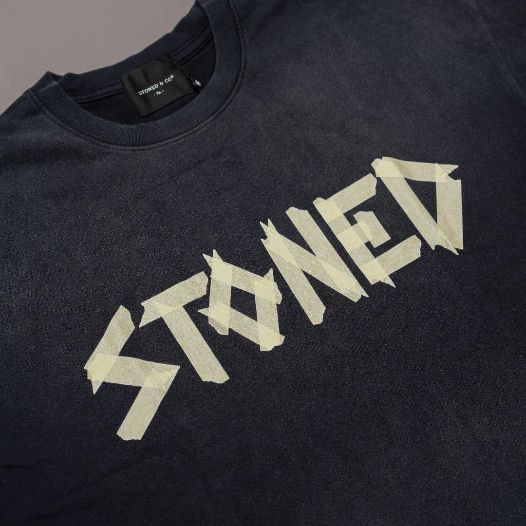 Stoned&Co Golden Jade : Stoned Tape Wash Tee