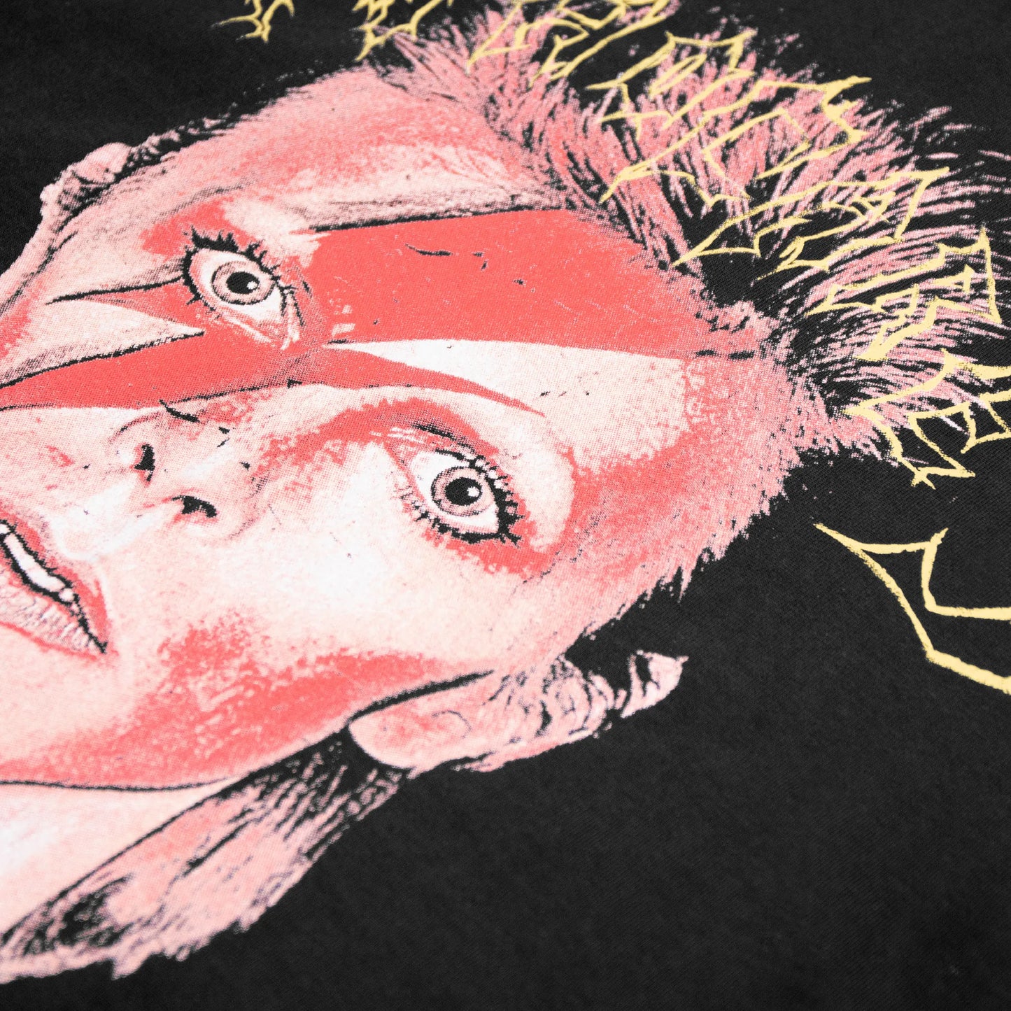 Whocares : Vintage High Voltage Tee Black