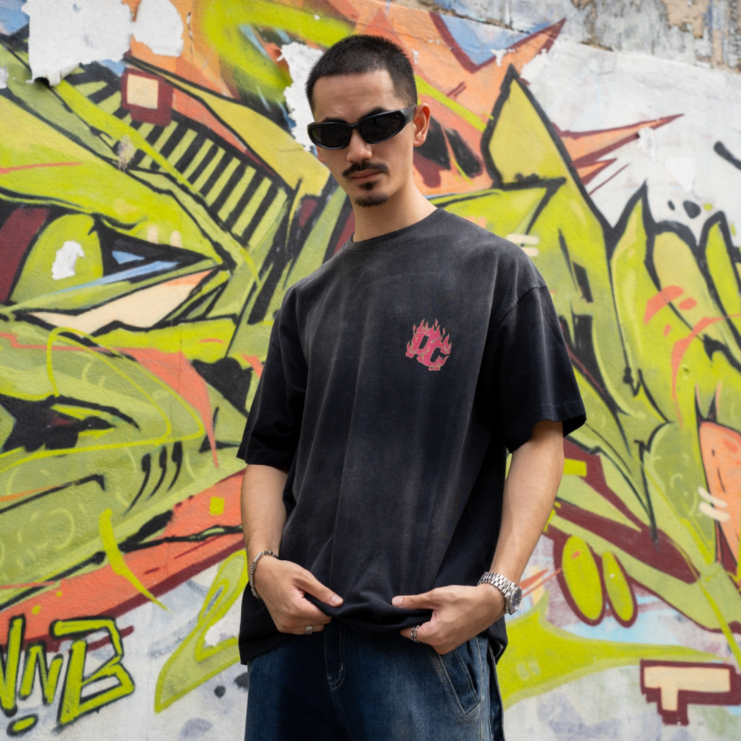 DC Clothing : Flame Oversized Tee