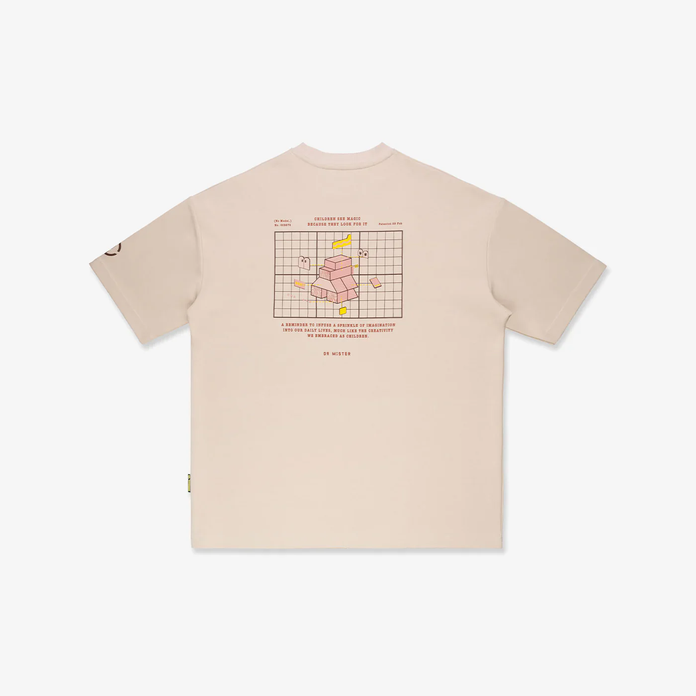 Dr Mister : Blueprint Dino Broad Tee