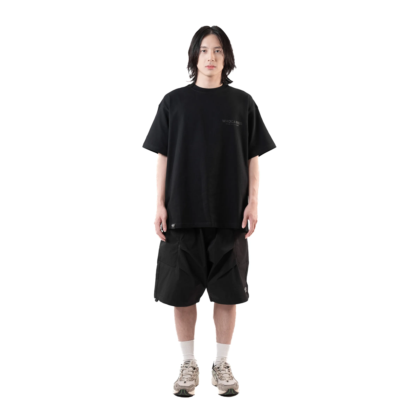 Whocares : Essential Logo Tee Black