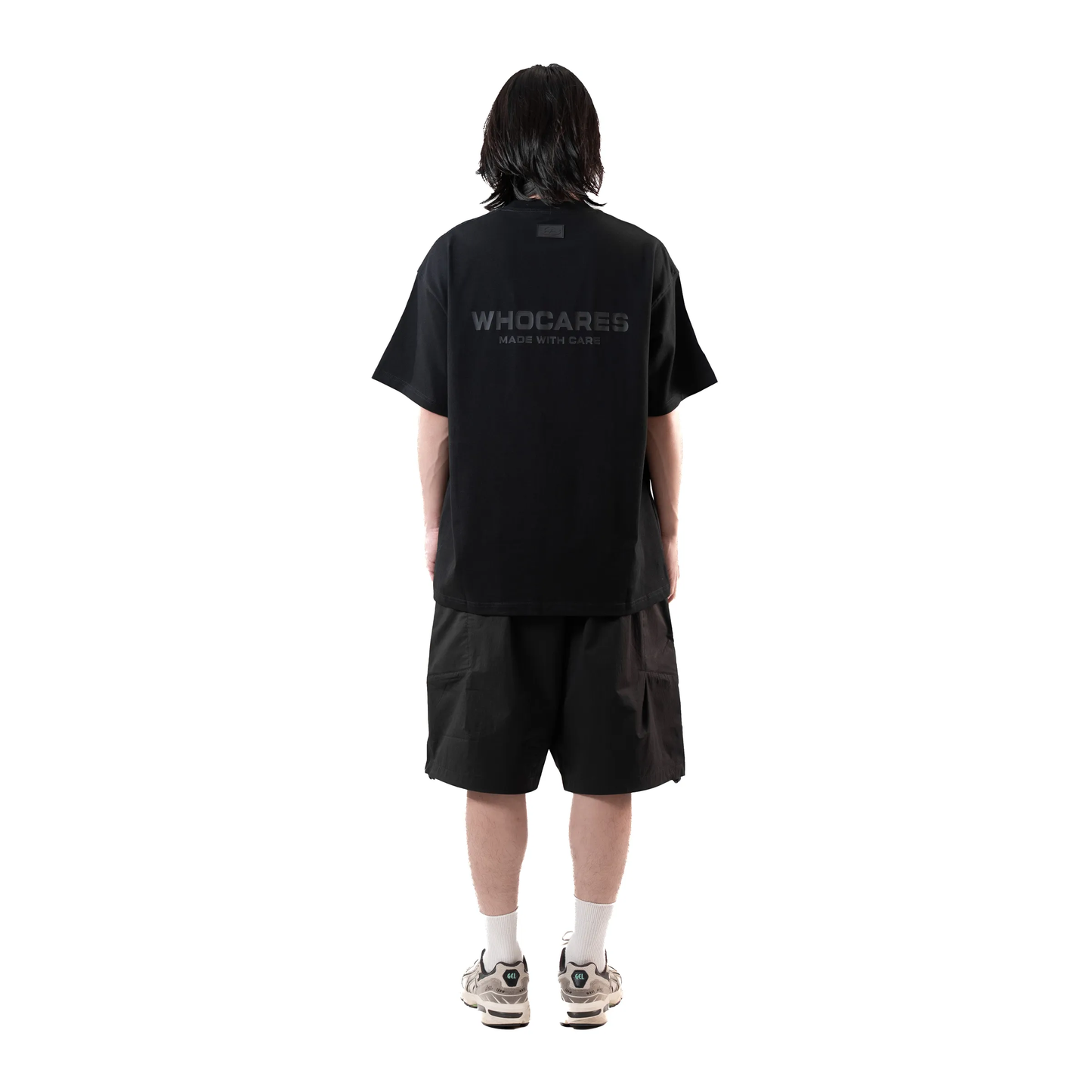 Whocares : Essential Logo Tee Black