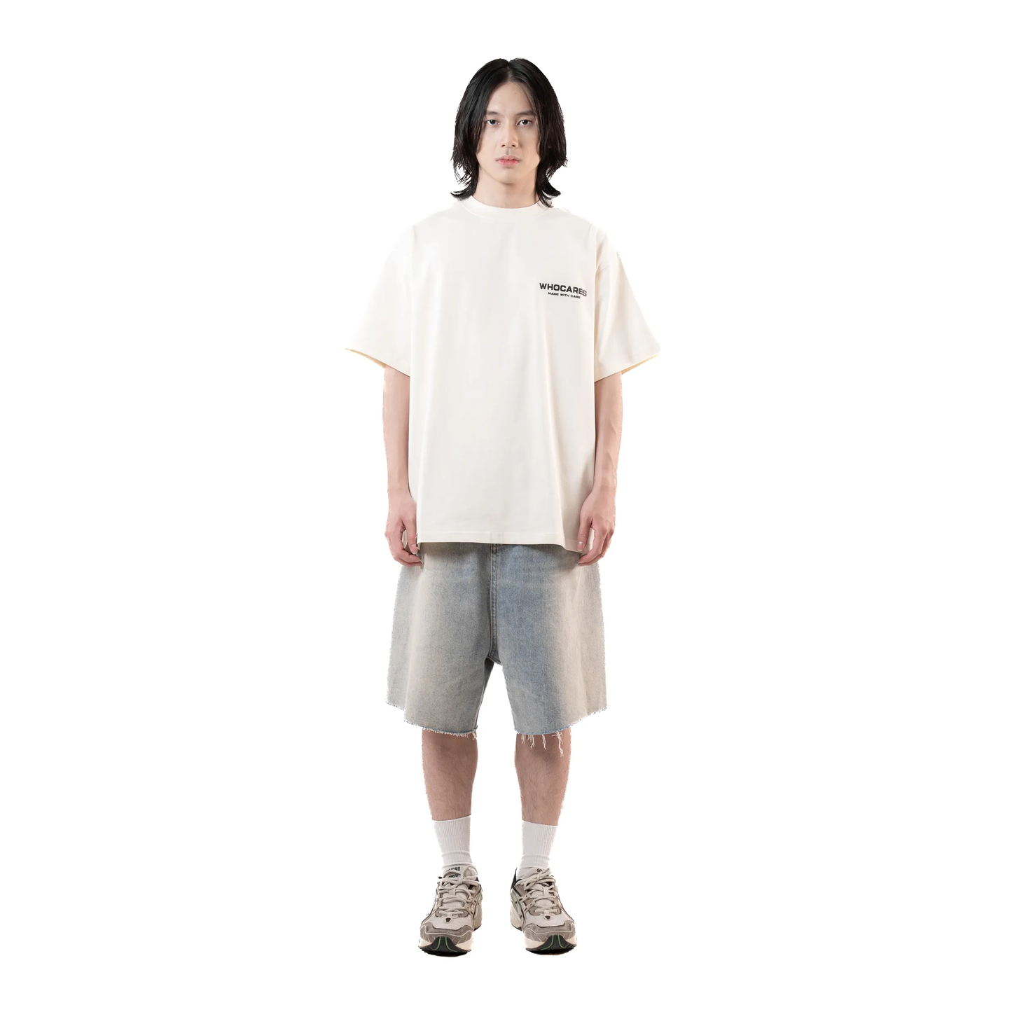 Whocares : Essential Logo Tee Beige
