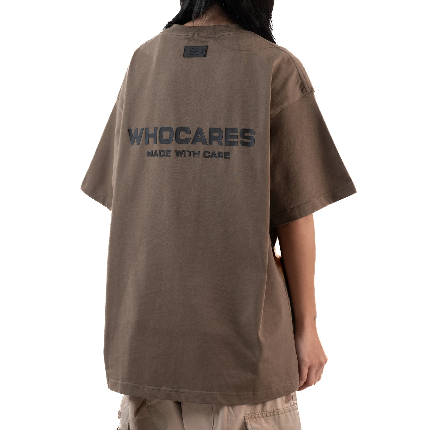Whocares : Essential Logo Tee Brown
