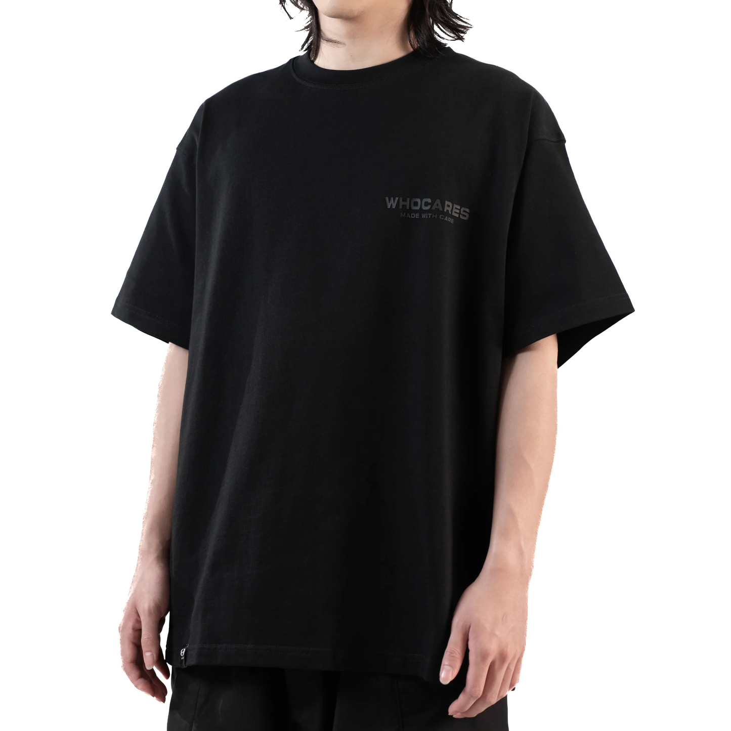 Whocares : Essential Logo Tee Black