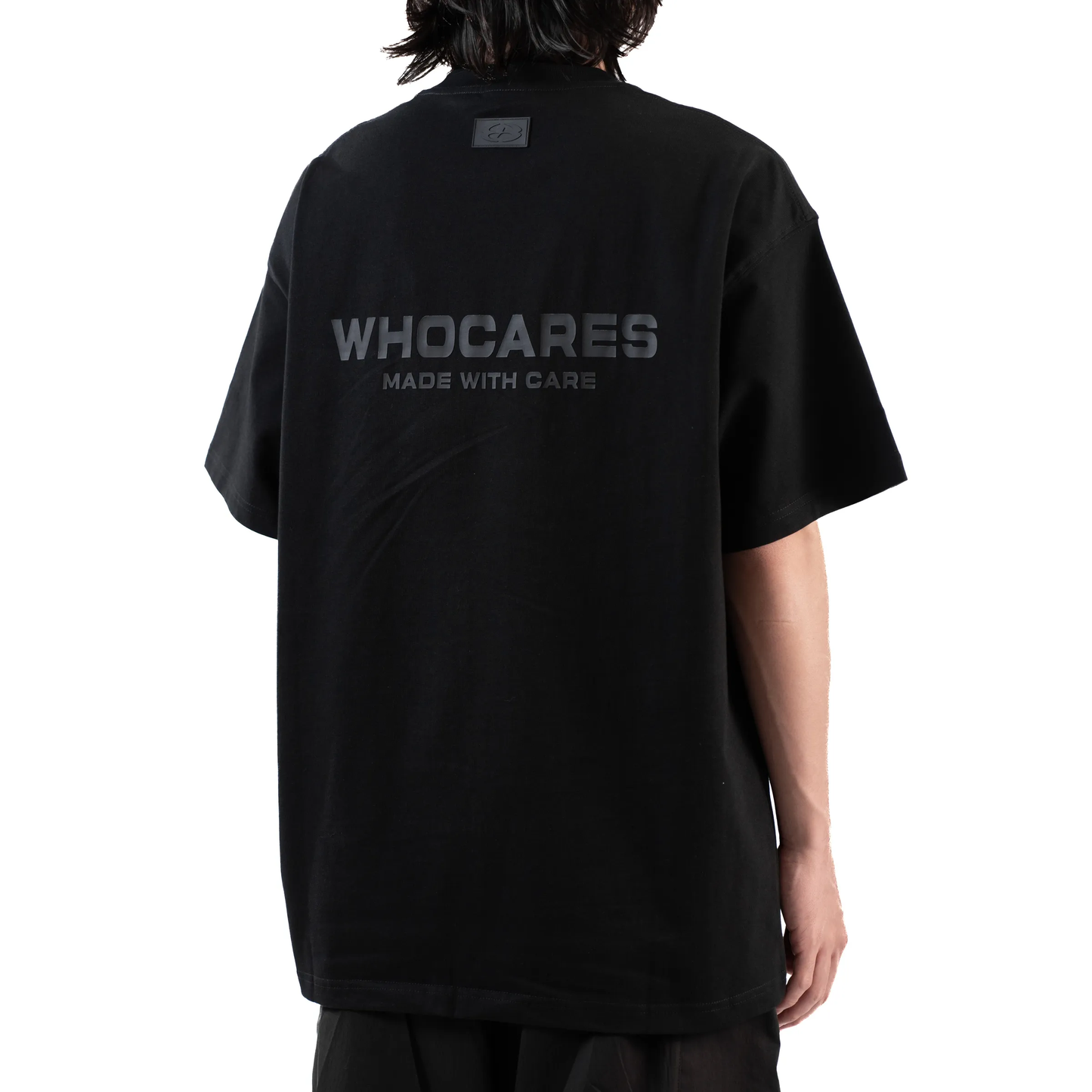 Whocares : Essential Logo Tee Black