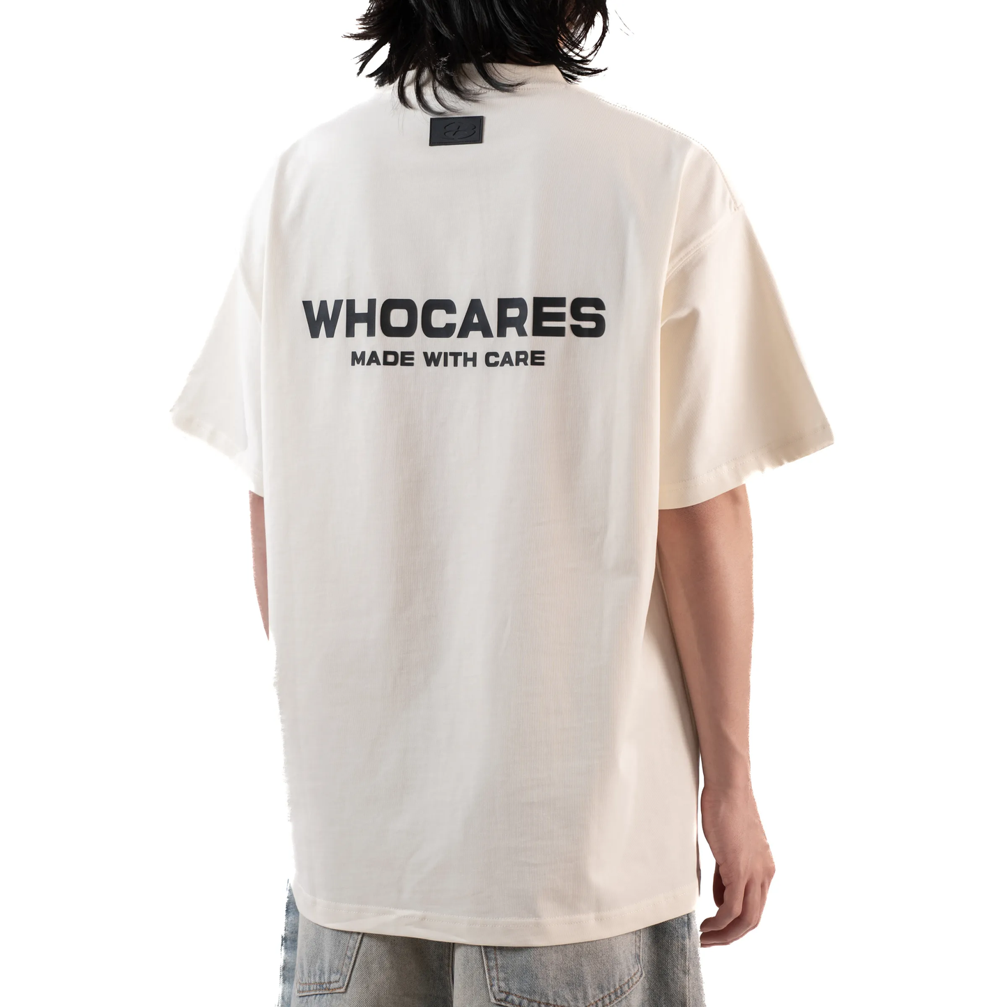 Whocares : Essential Logo Tee Beige