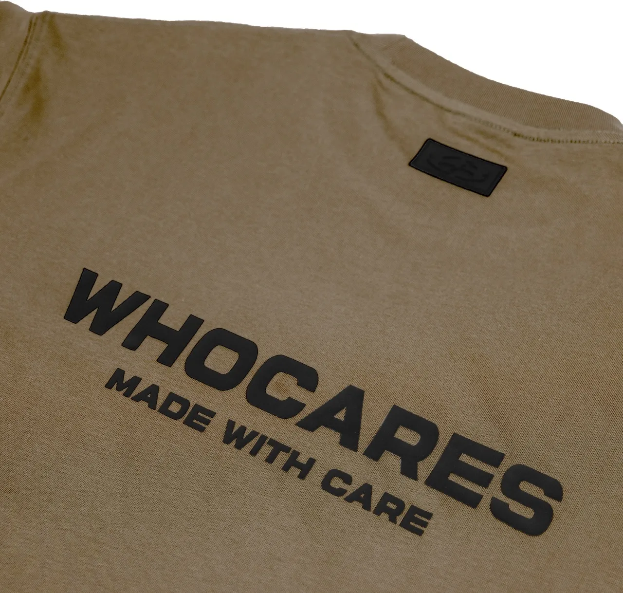 Whocares : Essential Logo Tee Brown