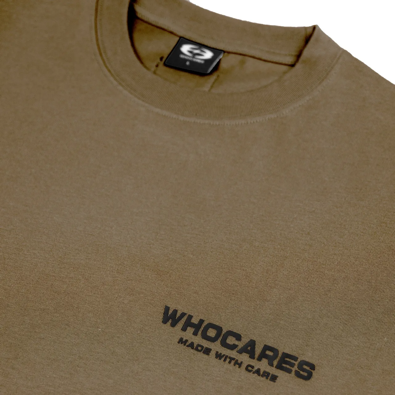 Whocares : Essential Logo Tee Brown