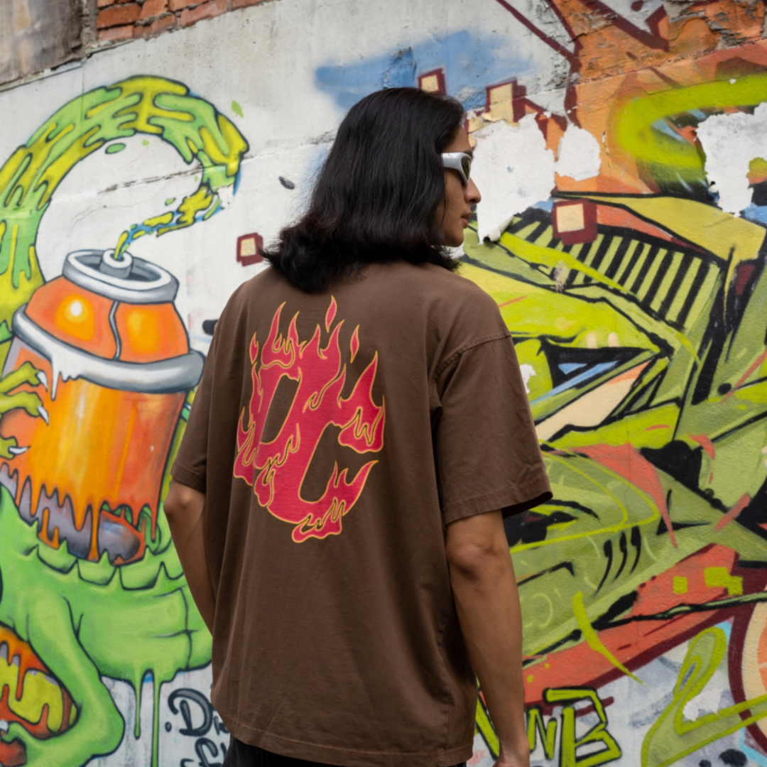 DC Clothing : Flame Oversized Tee