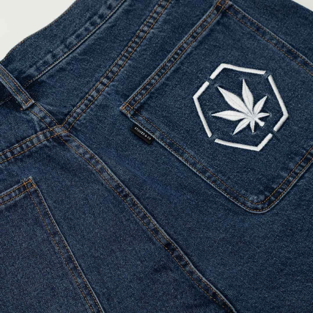 STONED MYSTIC DENIM JORTS