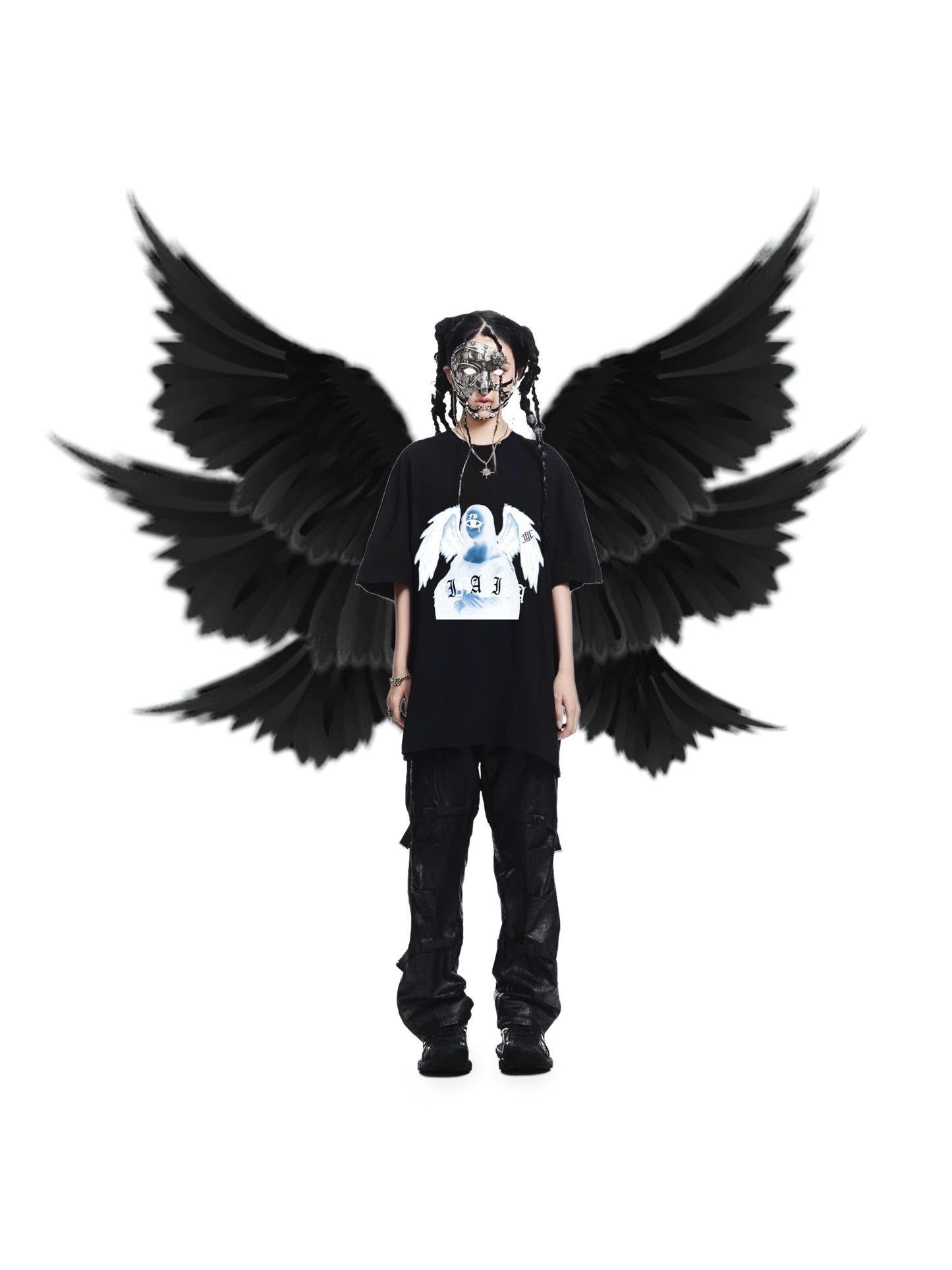 FRDCO : Ghost Monalisa Logo Tee Black