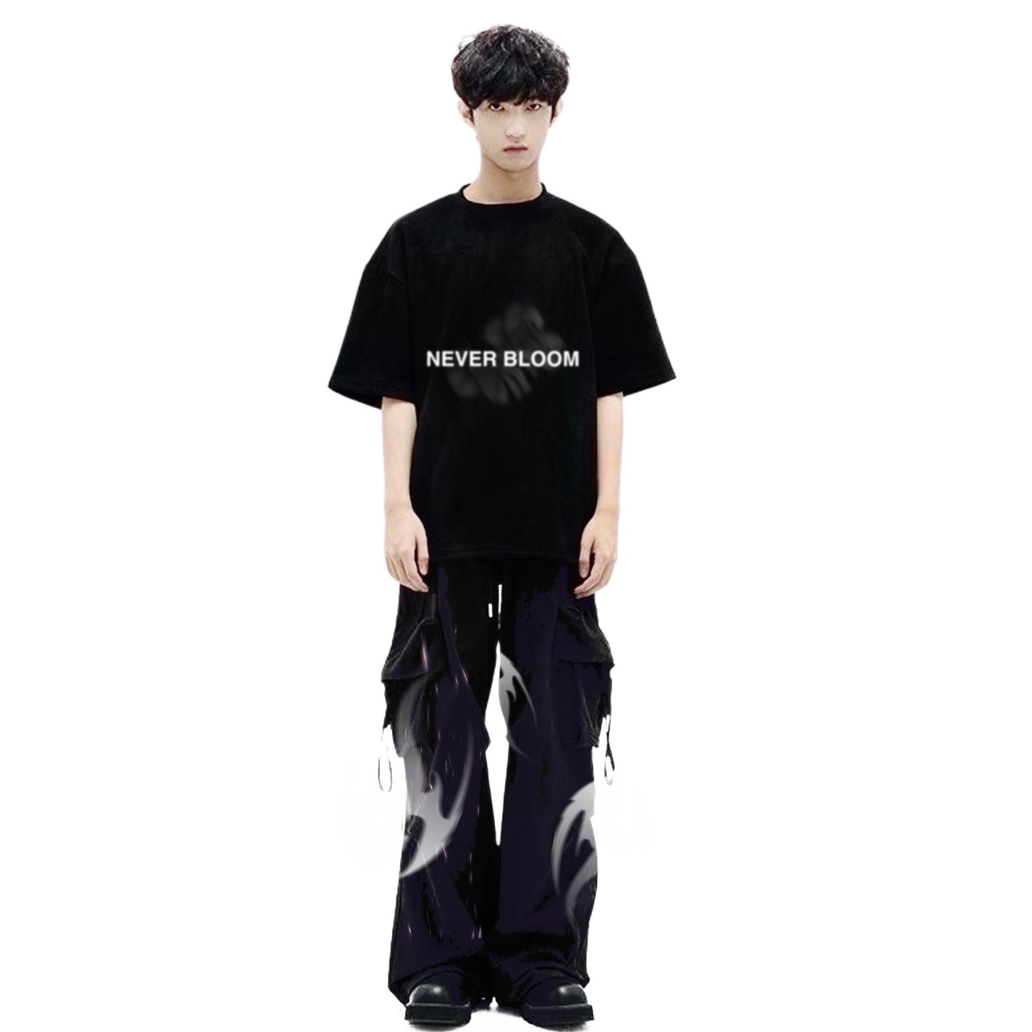 Futurekind : Never Bloom Logo Tee Black