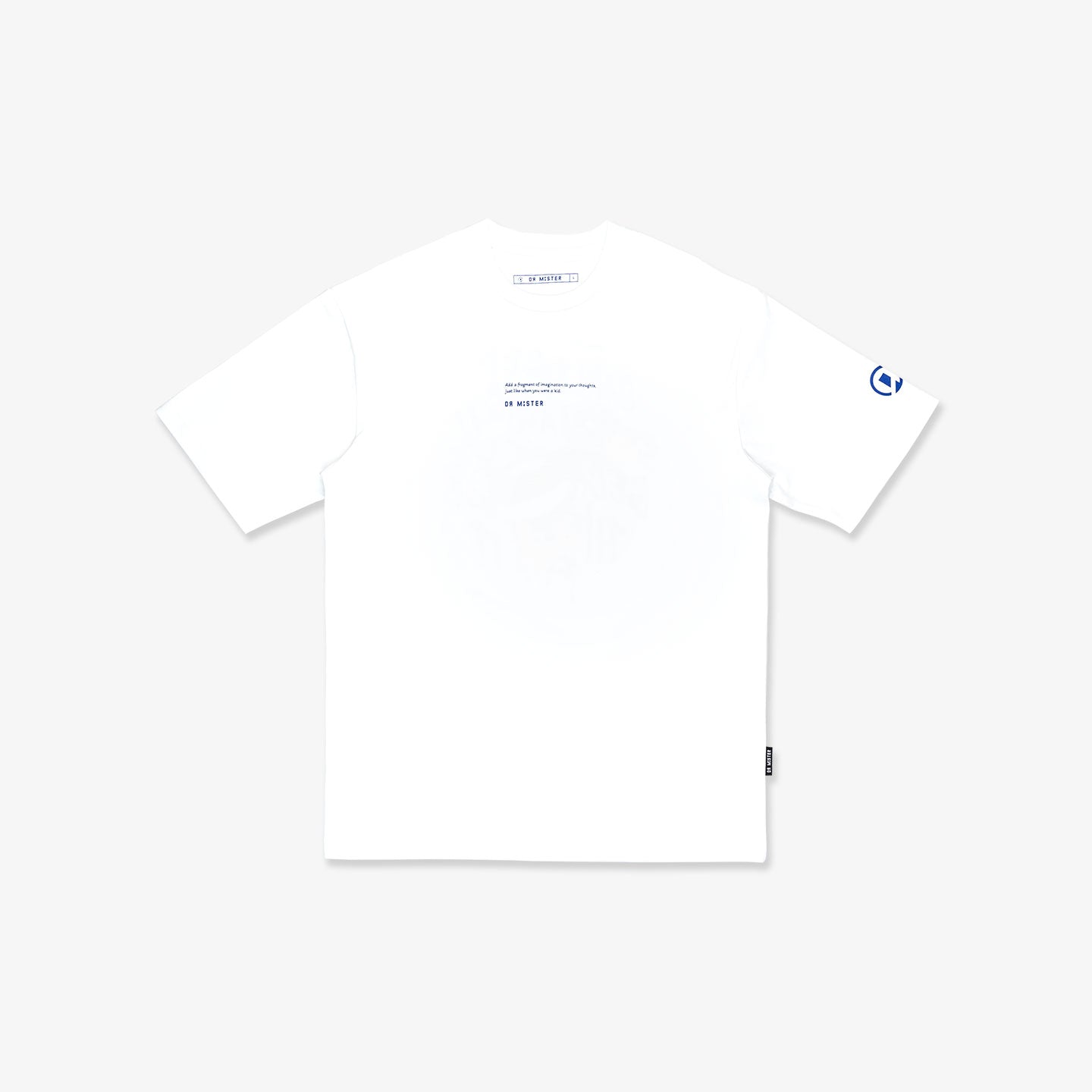 Dr Mister : Balloon Duck Oversized Tee White